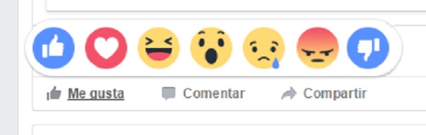 Simulación del botón 'no me gusta' dentro de la lista de reacciones