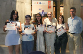 enrique de prado junto al equipo ganador enrique de prado junto al equipo ganador