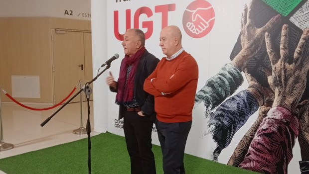 ep alvarez i junto al secretario general de ugt euskadi
