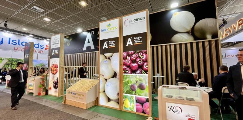 Archivo - Aragón Alimentos Nobles exhibe sus productos hortofrutícolas en la Feria Fruit Logistica de Berlín. | GOBIERNO DE ARAGÓN - Archivo ep archivo aragon alimentos nobles exhibe sus productos hortofruticolas en la feria fruit