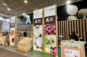 ep archivo   aragon alimentos nobles exhibe sus productos hortofruticolas en la feria fruit