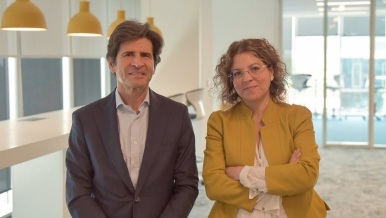 ep archivo de izda a dcha el director de estrategia e innovacion de minsait silviano andreu y la ep archivo de izda a dcha el director de estrategia e innovacion de minsait silviano andreu y la