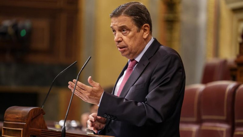 Archivo - El ministro de Agricultura, Luis Planas, interviene durante una sesión plenaria en el Congreso de los Diputados, a 17 de septiembre de 2025, en Madrid (España). | Ananda Manjón - Europa Press - Archivo ep archivo el ministro de agricultura luis planas interviene durante una sesion plenaria en el