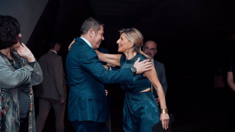 ep archivo el presidente de cepyme gerardo cuerva saludando a la vicepresidenta segunda y ministra ep archivo el presidente de cepyme gerardo cuerva saludando a la vicepresidenta segunda y ministra