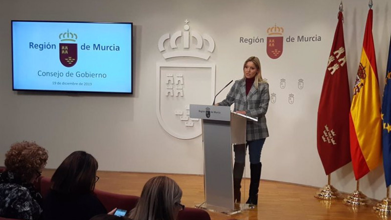 ep archivo   la portavoz del gobierno murciano ana martinez vidal en la rueda de prensa