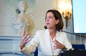 ep archivo   la presidenta de la asociacion espanola de banca aeb alejandra kindelan en el palacio