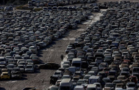 ep archivo   vista aerea de un desguace de vehiculos a 13 de enero de 2025 en benaguasil valencia