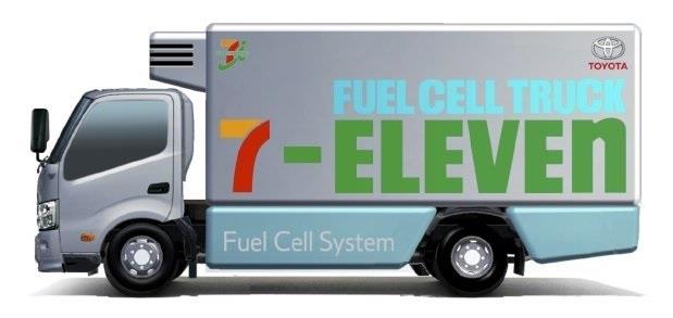 Camión de pila de combustible de hidrógeno, Toyota y Eleven | TOYOTA ep camionpilacombustiblehidrogeno toyotaeleven