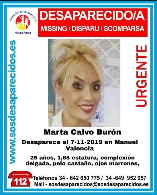 ep cartel de desaparecida de marta calvo