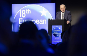 ep el comisario europeo de defensa y espacio andrius kubilius interviene en la 18 edicion de la