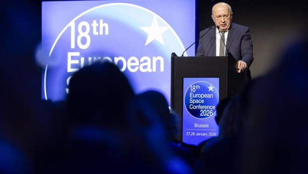 ep el comisario europeo de defensa y espacio andrius kubilius interviene en la 18 edicion de la