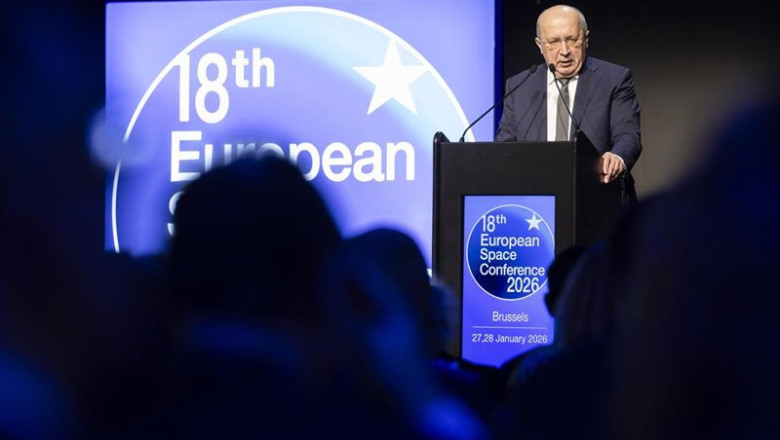 ep el comisario europeo de defensa y espacio andrius kubilius interviene en la 18 edicion de la