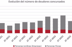ep el numero de deudores concursados aumenta un 67 respecto al ano pasado segun los registradores