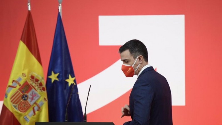 ep el presidente del gobierno pedro sanchez durante la presentacion de la estrategia espana nacion ep el presidente del gobierno pedro sanchez durante la presentacion de la estrategia espana nacion