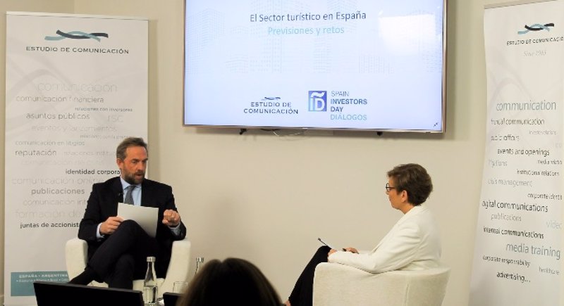 El secretario de Estado de Turismo, Fernando Valdés, en el Spain Investors Day. | SPAIN INVESTORS DAY ep el secretario de estado de turismo fernando valdes en el spain investors day