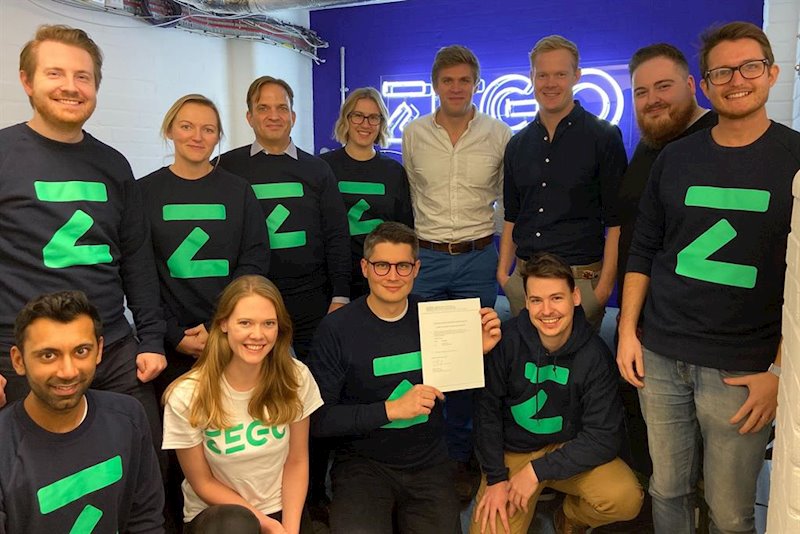 ep fgoto del equipo de zego en reino unido tras obtener la licencia recogida de su cuenta de twitter