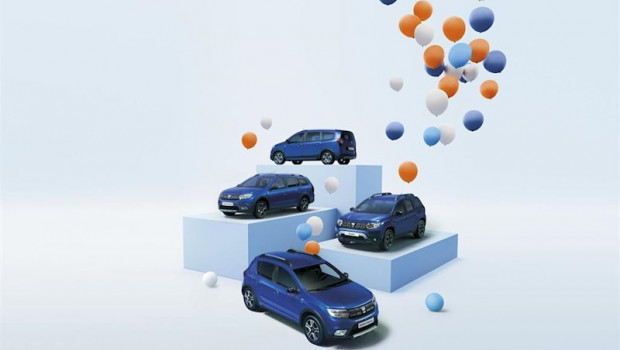 ep imagen de la serie especial de vehiculos de dacia para celebrar su 15 aniversario