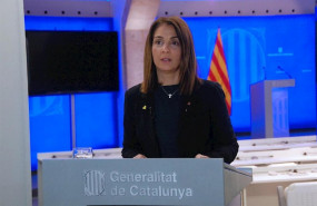ep la consellera de presidencia y portavoz de la generalitat meritxell budo en rueda de prensa el 31