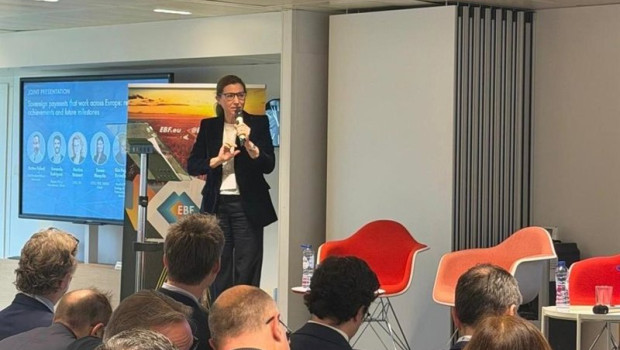 ep la directora general de la asociacion espanola de banca aeb maria abascal durante el evento