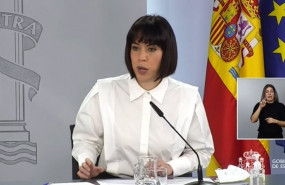 ep la ministra de ciencia e innovacion diana morant en la rueda de prensa posterior al consejo de