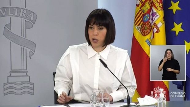 ep la ministra de ciencia e innovacion diana morant en la rueda de prensa posterior al consejo de