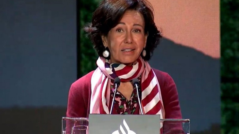 La presidenta de Banco Santander, Ana Botín. | BANCO SANTANDER ep la presidenta de banco santander ana botin 20211113181203