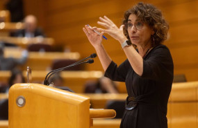 ep la vicepresidenta primera y ministra de hacienda maria jesus montero interviene durante un pleno ep la vicepresidenta primera y ministra de hacienda maria jesus montero interviene durante un pleno