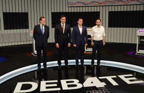 ep mariano rajoy pp pedro sanchez psoe albert rivera ciudadanos y pablo iglesias unidas podemos en