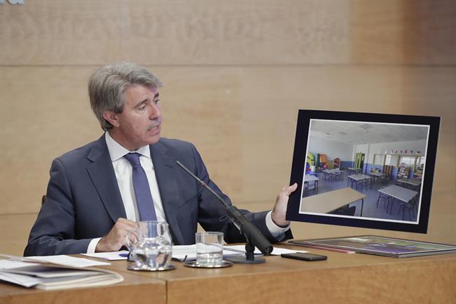 El presidente de la Comunidad, Ángel Garrido, en rueda de prensa | COMUNIDAD DE MADRID ep presidentela comunidad angel garrido en ruedaprensa 20180828142902