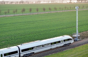 ep un tren en alemania en el marco del proyecto para llevar conectividad 5g estable a la red