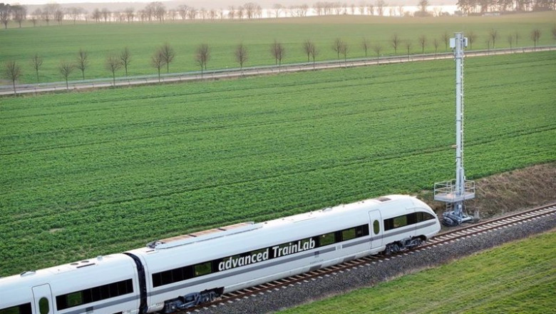 ep un tren en alemania en el marco del proyecto para llevar conectividad 5g estable a la red