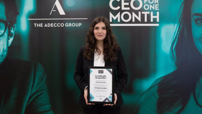 ep veronica pardos ganadora del proyecto ceo por un mes del grupo adecco ep veronica pardos ganadora del proyecto ceo por un mes del grupo adecco