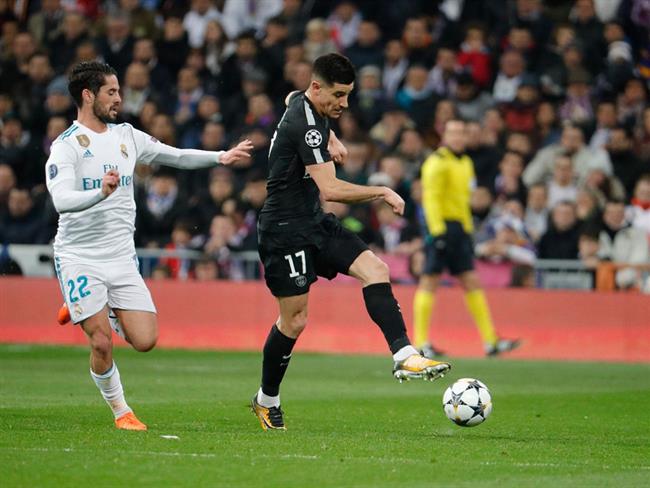 Yuri pugna con Isco en el Real Madrid-PSG de Champions | G.CAVELLE/PSG ep yuri pugnaiscoreal madrid-psgchampions