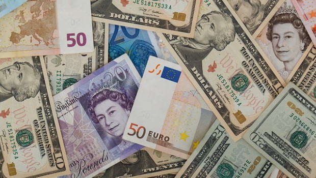 currencies euro dollar pound money cash sterling