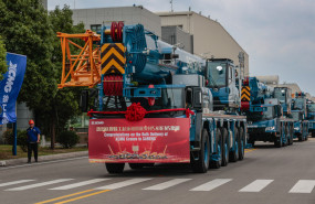 xcmg delivers complete wheeled and crawler crane fleet to sarens 20260702170008 xcmg delivers complete wheeled and crawler crane fleet to sarens 20260702170008