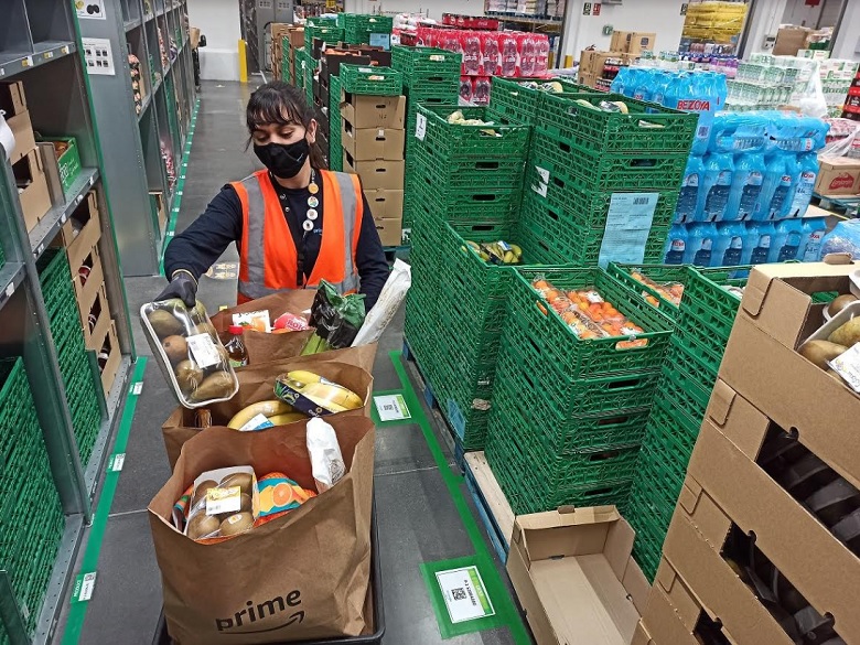 Amazon Fresh llega a España para competir con supermercados como Mercadona o Lidl