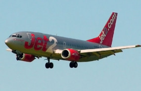 dl jet2 jet 2 reino unido companhia aérea britânica avião viagem avião pd