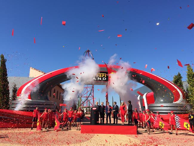 Acto de inauguración institucional de Ferrari Land en PortAventura | EUROPA PRESS ep actoinauguracion institucionalferrari landportaventura