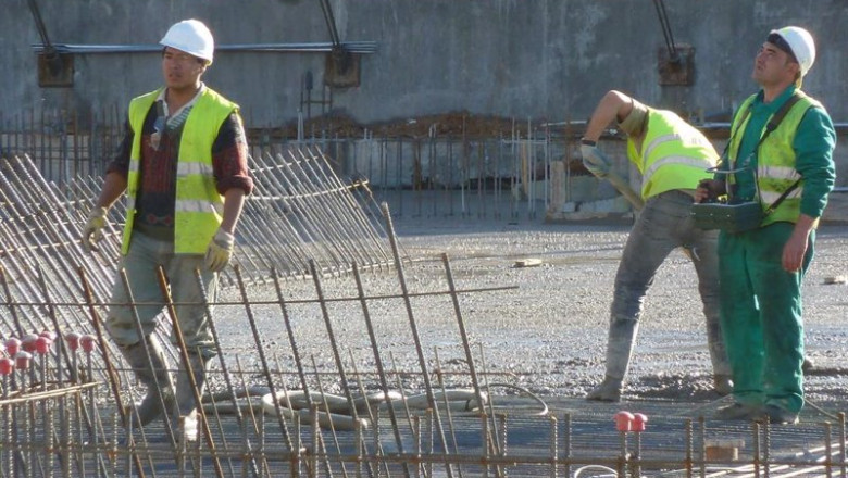 ep archivo albaniles obreros construccion obras ep archivo albaniles obreros construccion obras