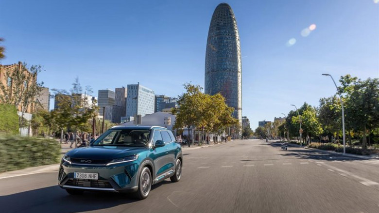 Archivo - BYD lanza su modelo Atto 2 DM-i en España con autunomía eléctrica de 90 km y desde 28.200 euros | BYD - Archivo ep archivo byd lanza su modelo atto 2 dm i en espana con autunomia electrica de 90 km y desde