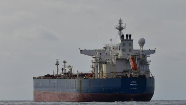 ep archivo   el buque crius antes de recibir una carga de petroleo a 5 de marzo de 2023 en ceuta