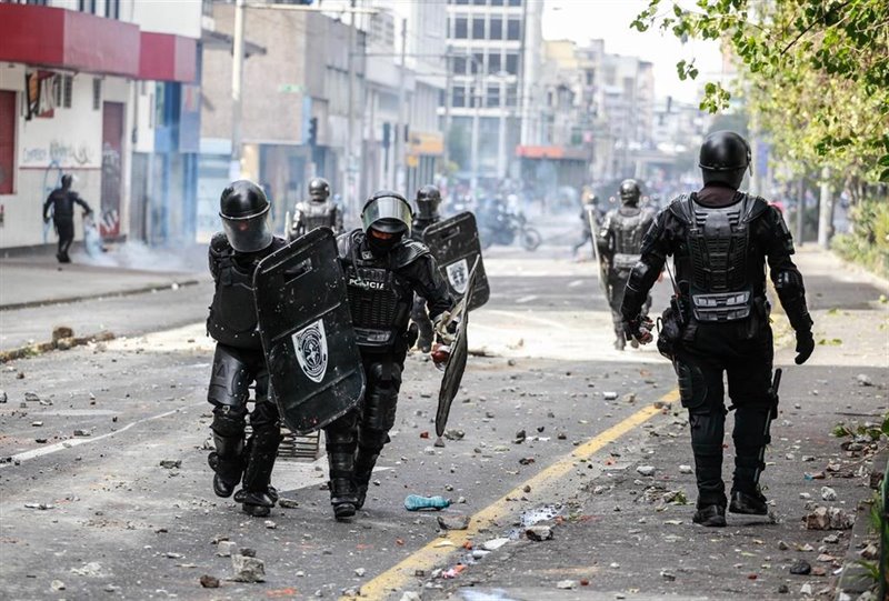 ep disturbios en las protestas contra la reforma economica del gobierno de lenin moreno
