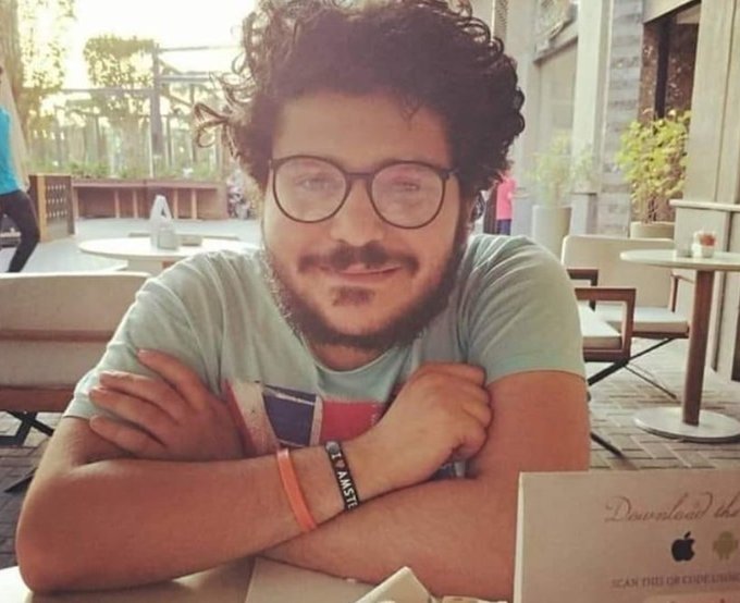 El investigador Patrick George Zaky, de 27 años, estudiaba en la Universidad de Granada con una beca Erasmus hasta su detención en El Cairo el pasado 7 de febrero. | CRUE ep el investigador patrick george zaky de 27 anos estudiaba en la universidad de granada con una
