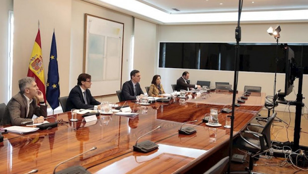 ep el ministro del interior fernando grande marlaska el ministro de sanidad salvador illa el