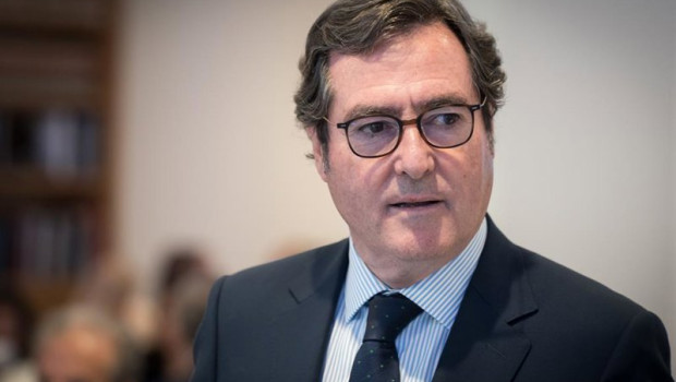 ep el presidente de ceoe antonio garamendi durante el encuentro empresarial ceoe cepyme bajo el