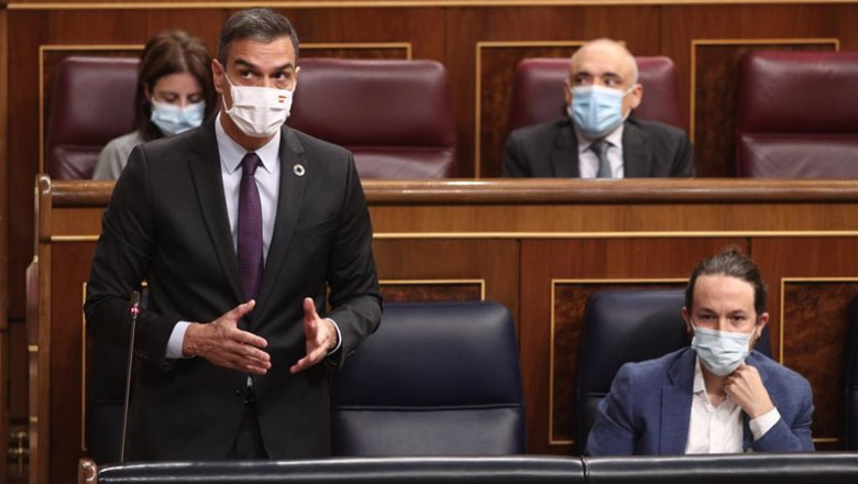 ep el presidente del gobierno pedro sanchez interviene durante la sesion de control al gobierno en ep el presidente del gobierno pedro sanchez interviene durante la sesion de control al gobierno en