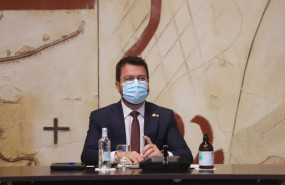 ep el presidente del govern pere aragons en el consell executiu del 31 de agosto