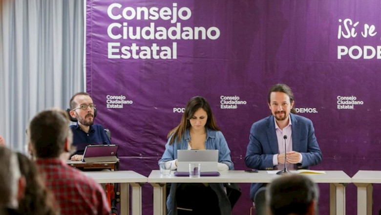 ep el secretario general de podemos y vicepresidente segundo del gobierno pablo iglesias en la