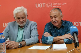 ep el secretario general de ugt pepe alvarez junto al secretario provincial del sindicato en ep el secretario general de ugt pepe alvarez junto al secretario provincial del sindicato en
