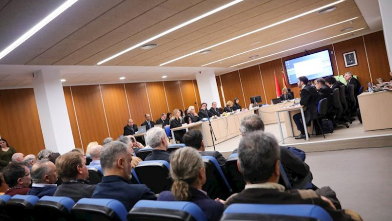 Interior de la sala en la que se ha desarrollado el macrojuicio a los controladores aéreos en el Juzgado de lo Penal número 18 de Madrid | Jesús Hellín - Europa Press - Archivo ep interior de la sala en la que se ha desarrollado el macrojuicio a los controladores aereos en el